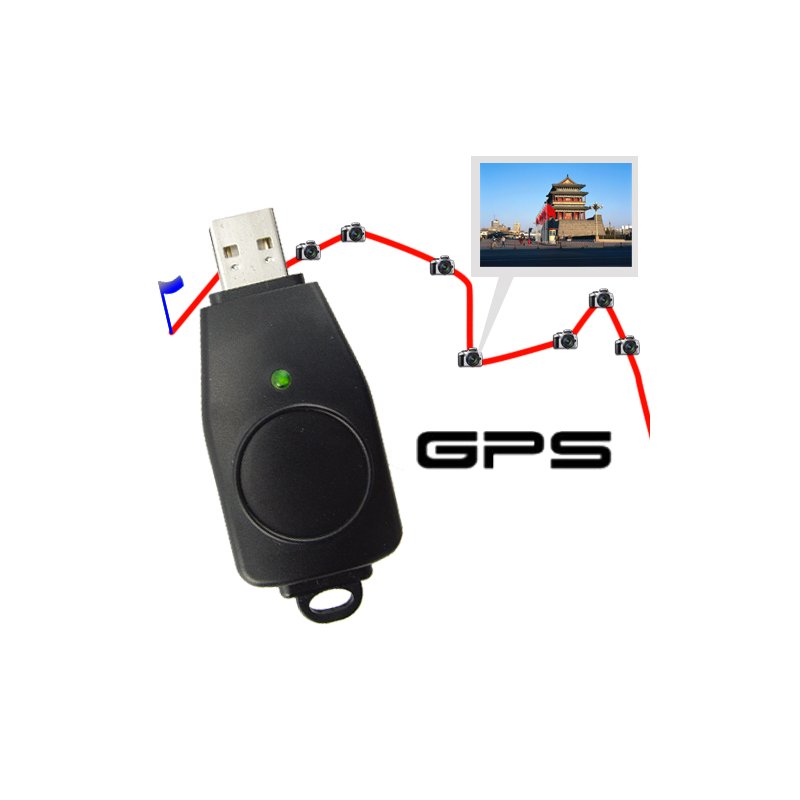 GPS Receiver + Data Logger + Photo Tagger for Flickr