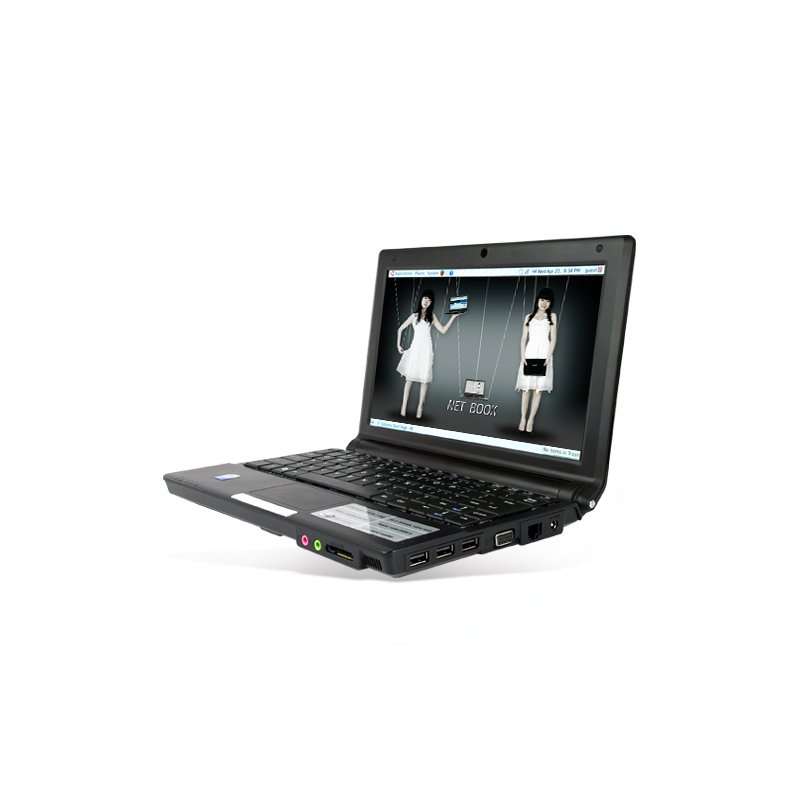 Linux Netbook with 10.2 Inch Screen + Bonus External DVD-R Drive