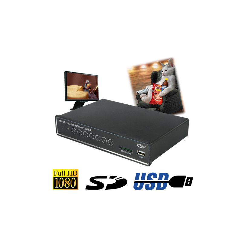 1080P Hi-Def SD / USB Memory Card Media Player