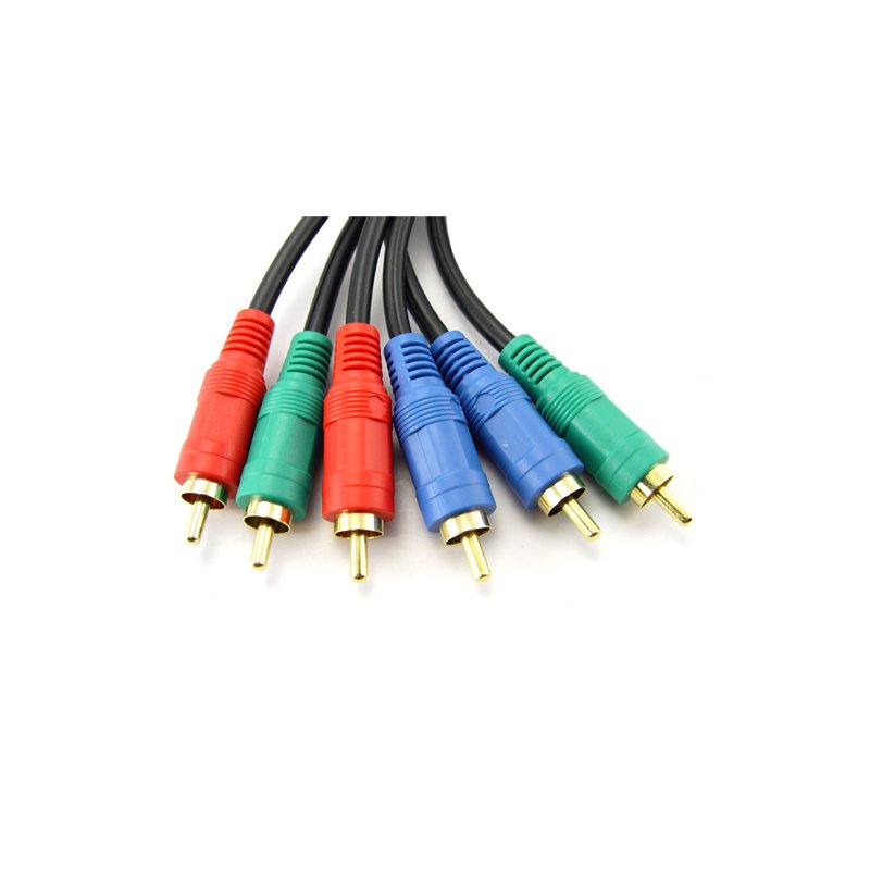 Bulk Component Video Cables in 1.5M (5 ft) Length