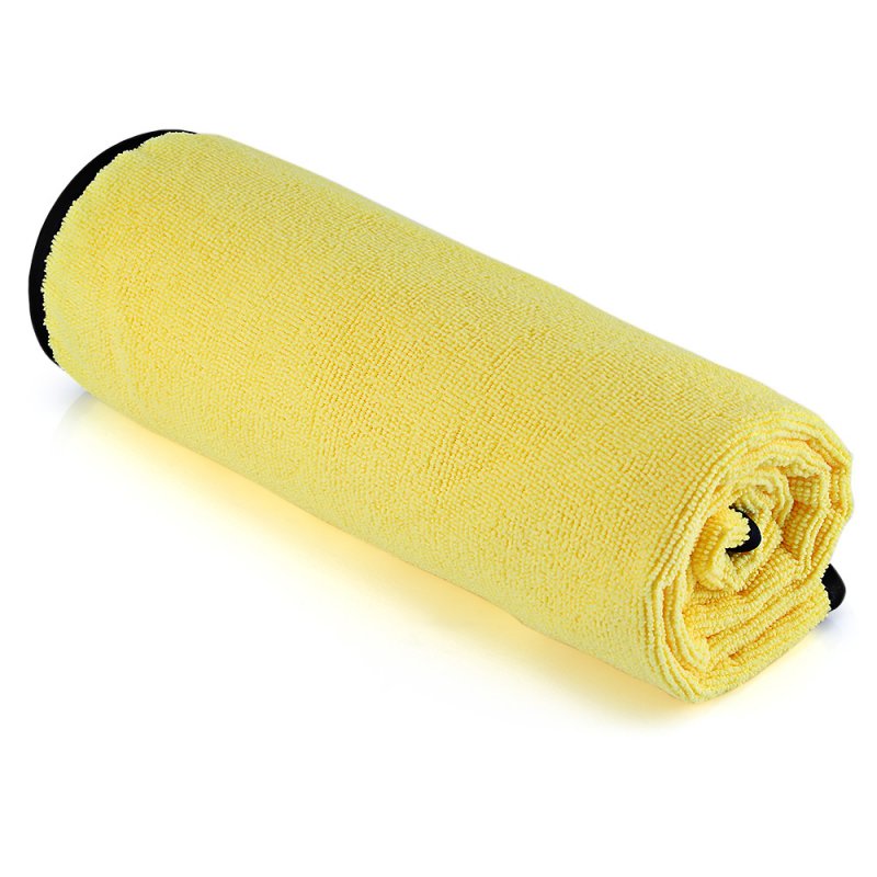 Car Clean Towels Car Cleaning Cloth Plush Microfiber Washing Drying Car Care Polishing Wash Towels Golden_92X56cm