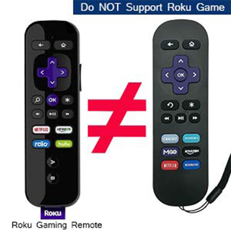 Replacement Lost Remote Control Compatible with Roku 1, Roku 2, Roku 3, Roku 4, (HD, LT, XS, XD), Roku Express, Roku Premiere, Roku Ultra Do NOT Support Roku Stick, Roku TV or Roku Game 