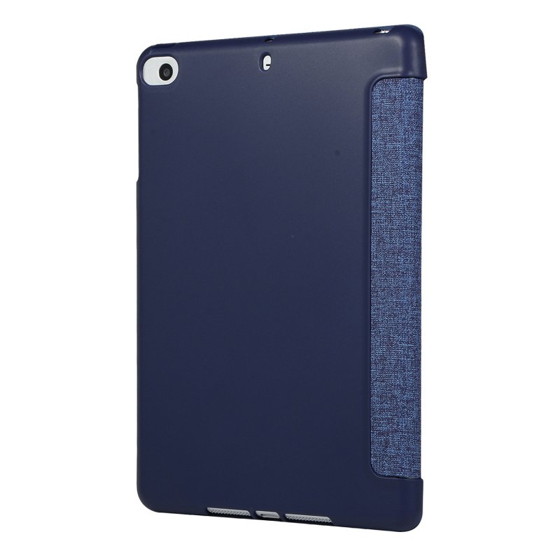 For iPAD Mini 12345/Pro/Air123 Tablet Cover 9.7-inch 10.5-inch Cover Embroidery Case Overal Protection Shell Anti-Fall Stand Function  blue_For iPAD Mini 12345