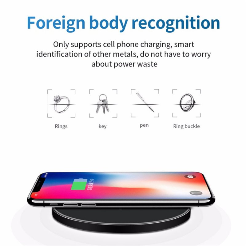 Qi Wireless USB Fast Charging Charger for Phone X XR 11pro Max QC3.0 10W Samsung S9 S8 Note 9 S10 