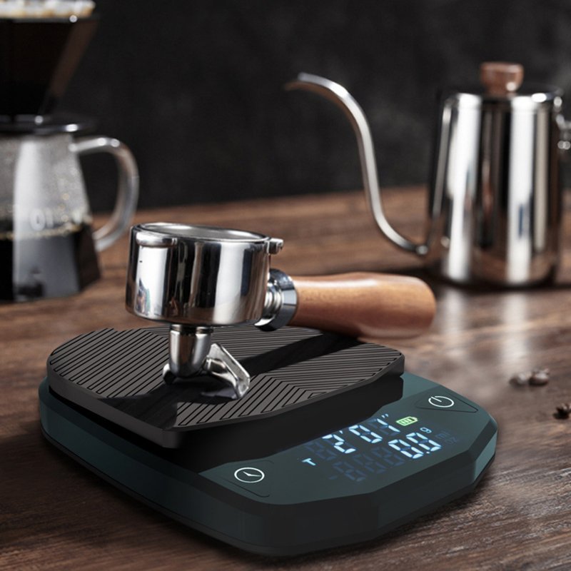 Electronic Digital Coffee Scale 3 Modes Type-C Charging Household Espresso Scale with Timer 