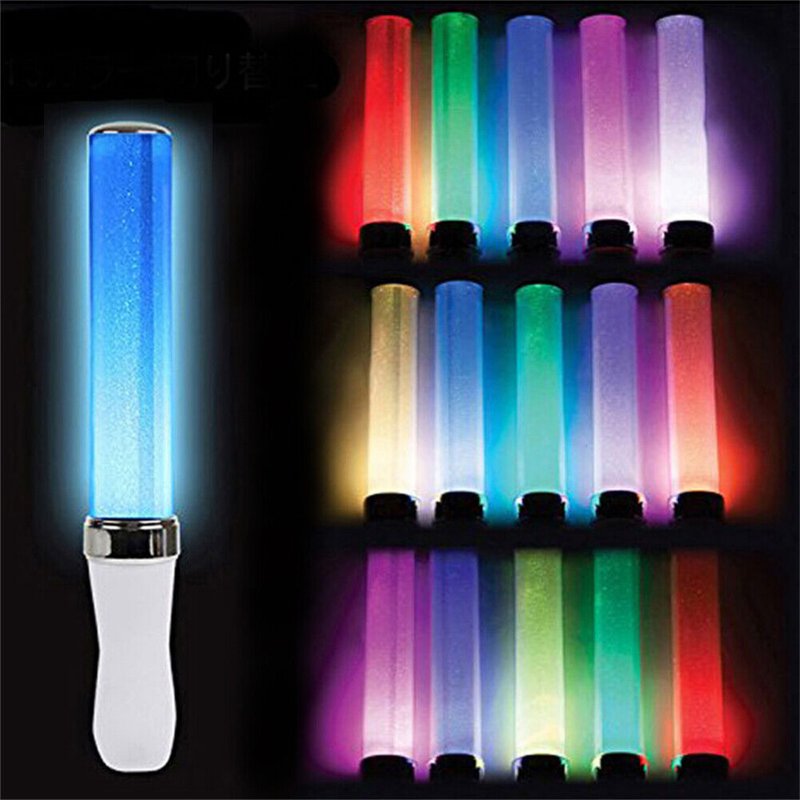 3w LED Glow Light Stick 15 Colors Change Fan Cheering Lightstick For Wedding Raves Concert Party Camping Sporting Events 