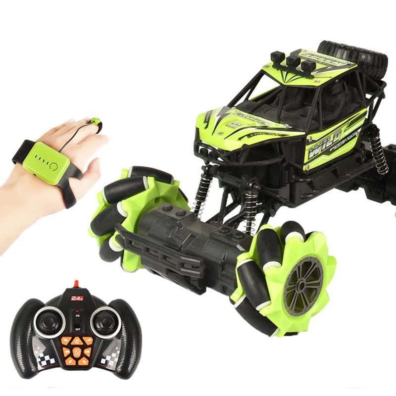 2.4G Remote Control Climbing Car 12ch Dual Control Watch Gravity Sensing RC Drift Off-Road Vehicle Model with Watch