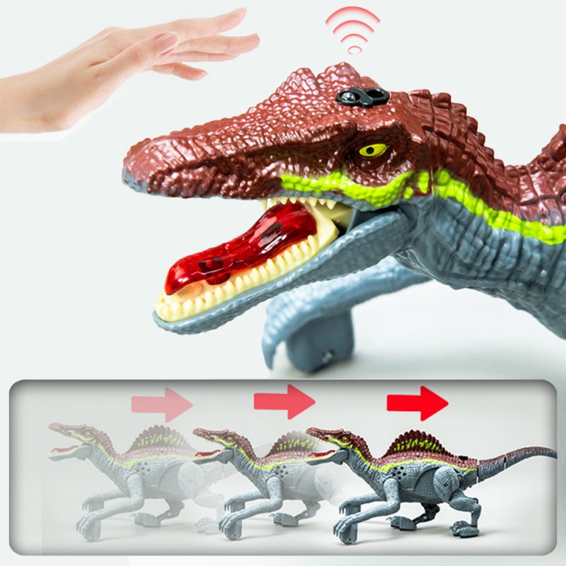 Remote Control Dinosaur Toys For Kids 2.4Ghz Realistic Jurassic Dinosaur RC Robot Toy With Light Sound Birthday Gifts For Boys Girls 