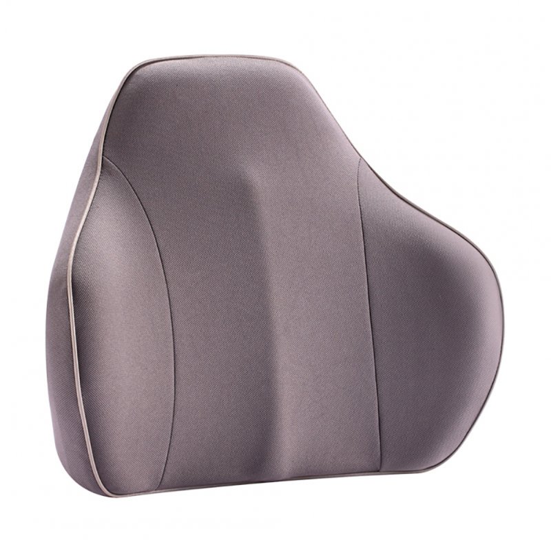 Lumbar Cushion Lower Back Support Pillow for Car Seat Office Chair  black_36*43*5CM