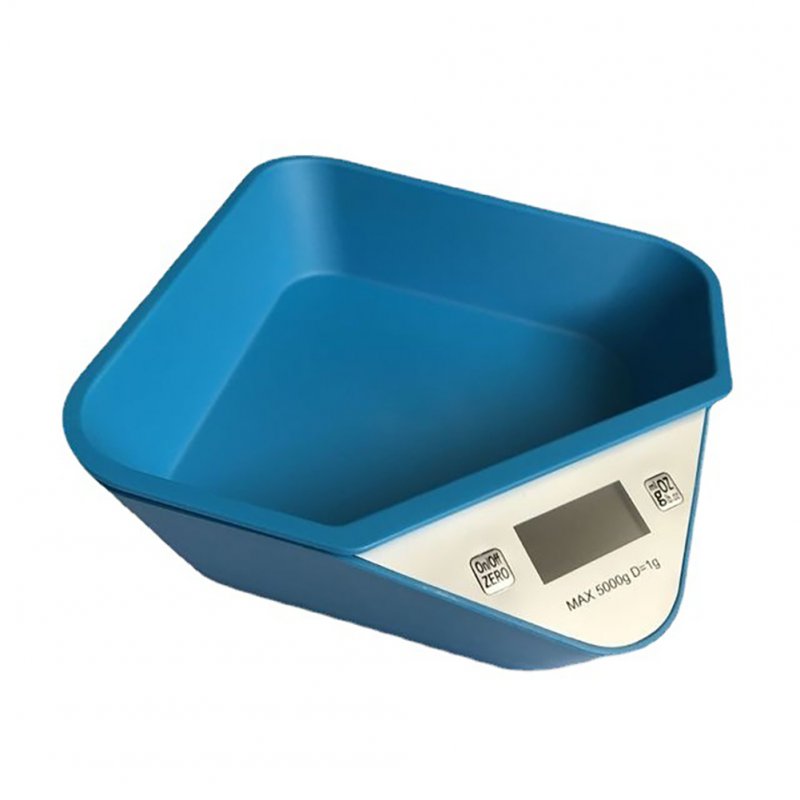 Pet Food Measuring Scale Highly Accurate 5000g Kitchen Digital Food Scale With Bowl For Feeding Pet Cooking Baking 