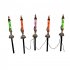 0 03w Outdoor Solar Lights Built In Automatic Timer Waterproof Halloween Props For Yard Patio Garden Pathway Porch Decor Ghost hands  dry batteries one for five