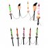 0 03w Outdoor Solar Lights Built In Automatic Timer Waterproof Halloween Props For Yard Patio Garden Pathway Porch Decor Ghost hand crow  dry battery one for fi