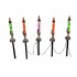0 03w Outdoor Solar Lights Built In Automatic Timer Waterproof Halloween Props For Yard Patio Garden Pathway Porch Decor Ghost hands  dry batteries one for five