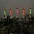 0 03w Outdoor Solar Lights Built In Automatic Timer Waterproof Halloween Props For Yard Patio Garden Pathway Porch Decor Ghost hand crow  dry battery one for fi