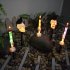 0 03w Outdoor Solar Lights Built In Automatic Timer Waterproof Halloween Props For Yard Patio Garden Pathway Porch Decor Ghost hand crow  dry battery one for fi