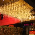 0.04w LED Christmas String Light 8 Lighting Modes IP44 Waterproof Outdoor Decorative Lights For Garden Yard Decoration 3.5 x 0.5m wavy shape warm color