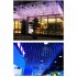 0 04w LED Christmas String Light 8 Lighting Modes IP44 Waterproof Outdoor Decorative Lights For Garden Yard Decoration 3 5 x 0 5m wavy shape blue