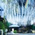 0 04w LED Christmas String Light 8 Lighting Modes IP44 Waterproof Outdoor Decorative Lights For Garden Yard Decoration 3 5 x 0 5m wavy shape blue
