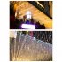 0 04w LED Christmas String Light 8 Lighting Modes IP44 Waterproof Outdoor Decorative Lights For Garden Yard Decoration 3 5 x 0 5m wavy shape blue