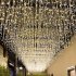 0 04w LED Christmas String Light 8 Lighting Modes IP44 Waterproof Outdoor Decorative Lights For Garden Yard Decoration 3 5 x 0 5m wavy shape blue