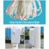 0 04w LED Christmas String Light 8 Lighting Modes IP44 Waterproof Outdoor Decorative Lights For Garden Yard Decoration 3 5 x 0 5m wavy shape blue