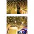0 04w LED Christmas String Light 8 Lighting Modes IP44 Waterproof Outdoor Decorative Lights For Garden Yard Decoration 3 5 x 0 5m wavy shape blue