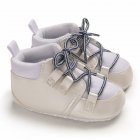 0 1 Years Baby Infant Boys Soft Sole Fashion Baby Shoes Casual Sports Shoes white 13 cm inside length