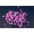 0 100 Number Solid Color Front Opening Pigeons Birds Foot Ring for Marking  Pink