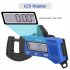 0 12 7MM Digital Thickness Caliper Micrometer Gauge Electronic Micrometer Thickness Meter Exact Measurement Tool Micrometer With LCD Display Screen Thickness Me