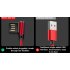 0 25M USB Type C Micro 90 Degree Cable for Type C Mobile Phone red