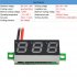 0 28 Inch 2 5V 30V Mini Digital Volt Meterr Voltage Tester Meter red