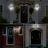 0 2w Solar Door Plaque Ip44 Waterproof Automatical On off House Address Number Light Set House Sign as shown
