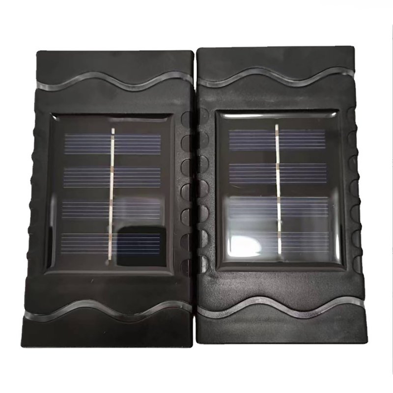 0.3w Outdoor Solar Wall Lamp Super Bright Energy Saving IP45 Waterproof Up Down LED Wall Sconces For Garden Street Balcony Decor white light
