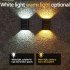 0 3w Outdoor Solar Wall Lamp Super Bright Energy Saving IP45 Waterproof Up Down LED Wall Sconces For Garden Street Balcony Decor white light