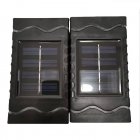 0.3w Outdoor Solar Wall Lamp Super Bright Energy Saving IP45 Waterproof Up Down LED Wall Sconces For Garden Street Balcony Decor warm light