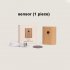 0 4W LED Wall Lamp USB Rechargeable Motion Sensor Magnetic Wood Grain Night Lights Wall Light Fixtures For Bedroom Kitchen Corridor Stairs Lighting Beech wood  