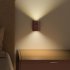 0 4W LED Wall Lamp USB Rechargeable Motion Sensor Magnetic Wood Grain Night Lights Wall Light Fixtures For Bedroom Kitchen Corridor Stairs Lighting Beech wood  
