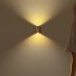 0 4W LED Wall Lamp USB Rechargeable Motion Sensor Magnetic Wood Grain Night Lights Wall Light Fixtures For Bedroom Kitchen Corridor Stairs Lighting Beech wood  