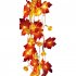0 5W Artificial Maple Leaves LED String Light Battery Powered For Thanksgiving Halloween Christmas Holiday Decorations small pumpkin Maple Leaf 3 meter 20leds