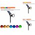 0 5w Outdoor Led Solar Spot Lights With 2200mah Large Capacity Battery Landscape Lights For Fence Pathway Trees Garden Yard colorful light