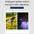 0 5w Outdoor Led Solar Spot Lights With 2200mah Large Capacity Battery Landscape Lights For Fence Pathway Trees Garden Yard colorful light