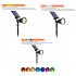 0 5w Outdoor Led Solar Spot Lights With 2200mah Large Capacity Battery Landscape Lights For Fence Pathway Trees Garden Yard colorful light