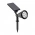0 5w Outdoor Led Solar Spot Lights With 2200mah Large Capacity Battery Landscape Lights For Fence Pathway Trees Garden Yard colorful light