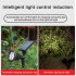 0 5w Outdoor Led Solar Spot Lights With 2200mah Large Capacity Battery Landscape Lights For Fence Pathway Trees Garden Yard colorful light