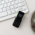 0 66 Inch BM222 Mini Mobile Phone MTK6261D CPU with Blacklist Function Dual SIM Unlock Cell Phone White