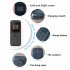 0 66 Inch BM222 Mini Mobile Phone MTK6261D CPU with Blacklist Function Dual SIM Unlock Cell Phone White