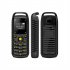0 66 Inch BM25 Mini Phone MT6261DA 32MB RAM 32MB ROM 380mah Battery Supporting Dual Sim Card Mobile Phone Dialer Black