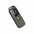 0 66 Inch BM25 Mini Phone MT6261DA 32MB RAM 32MB ROM 380mah Battery Supporting Dual Sim Card Mobile Phone Dialer Black