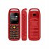 0 66 Inch BM25 Mini Phone MT6261DA 32MB RAM 32MB ROM 380mah Battery Supporting Dual Sim Card Mobile Phone Dialer Black