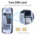 0 66 inch BM222 Unlock Cell Phone MTK6261D Dual Card Mini Mobile 380mah Battery Black